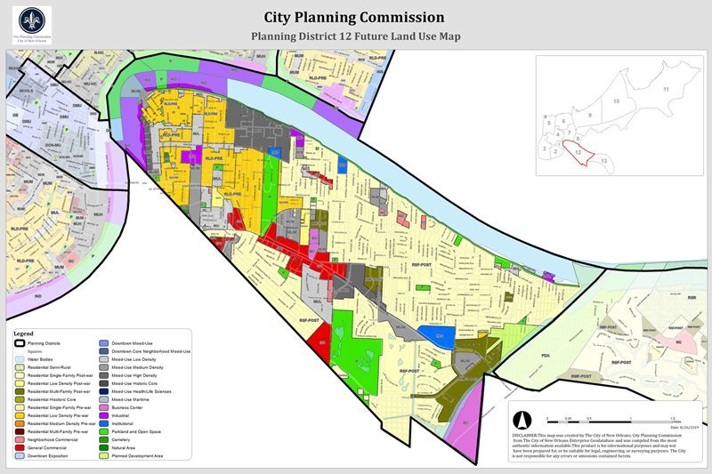 Planning District 12 Future Land Use Map