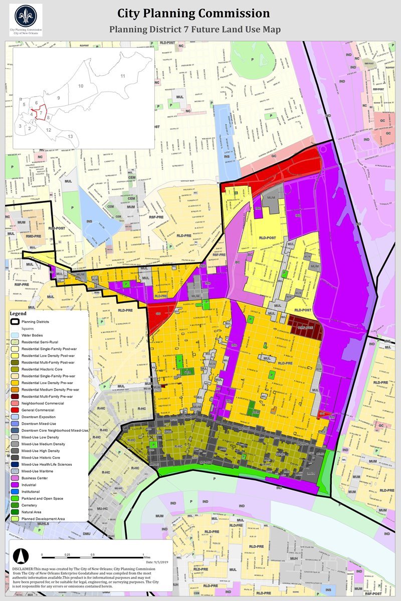 Planning District 7 Future Land Use Map